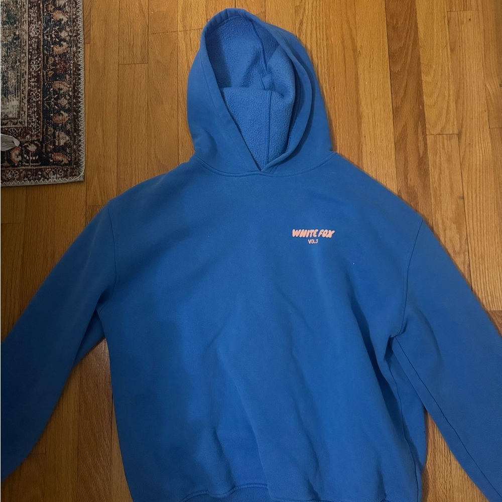 White Fox Boutique Blue Hoodie